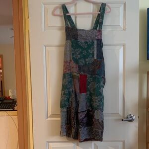 NWT ananta Patchwork Sleeveless romper